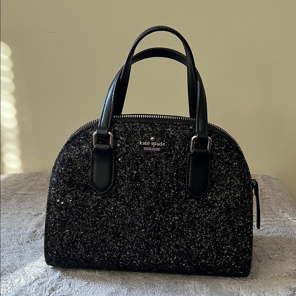 Kate Spade Glitter Black Handbag